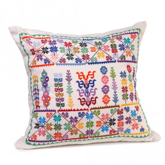 Embroidered Cushion Cover - Wardeh