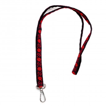 Embroidered Key Strap
