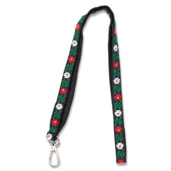 Embroidered Key Strap