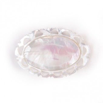 Mother-of-Pearl Broach (Oval)