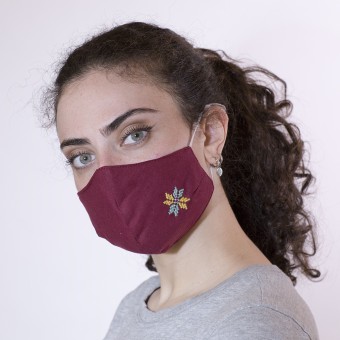 Embroidered Face Mask
