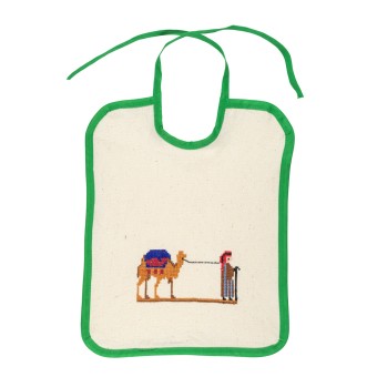 Baby Bib (L) - Camel