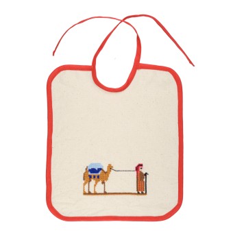 Baby Bib (L) - Camel