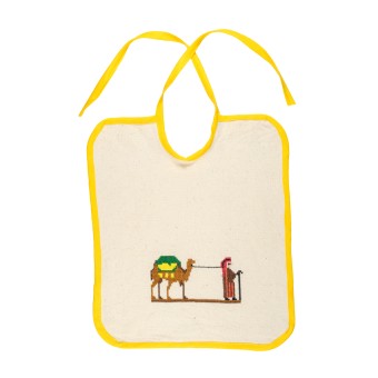 Baby Bib (L) - Camel