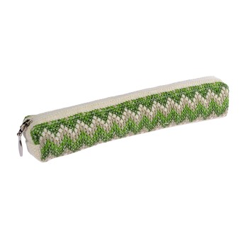 Embroidered Slim Pencil Case