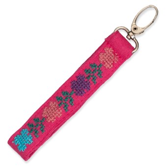 Embroidered Wristlet Strap