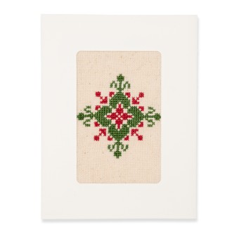 Greeting Card with Embroidery