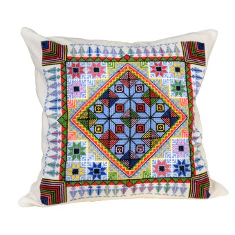 Embroidered Cushion Cover - Qamar