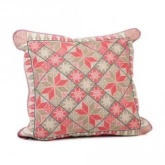 Embroidered Cushion Cover - Canaanite Star