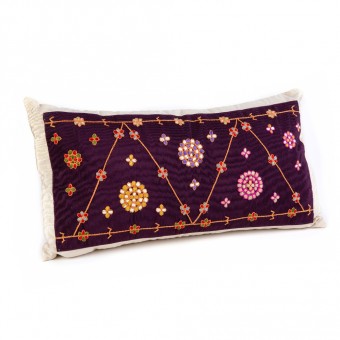 Embroidered Cushion - Almond Flowers