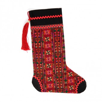Embroidered Christmas Stocking (L)