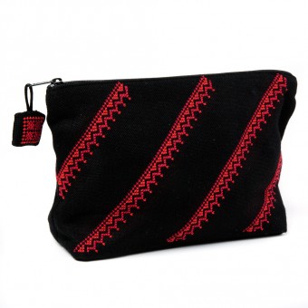 Make-up Purse - Parallel Motif