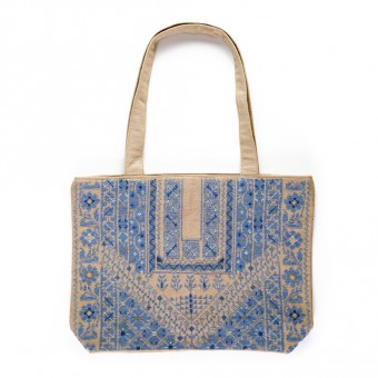 Embroidered Cotton Tote