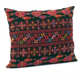 Embroidered Cushion Cover - Motif Sampler 