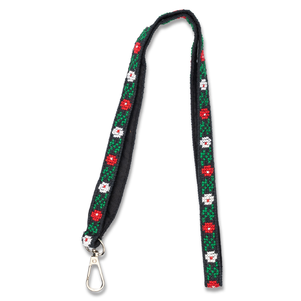 Embroidered Key Strap