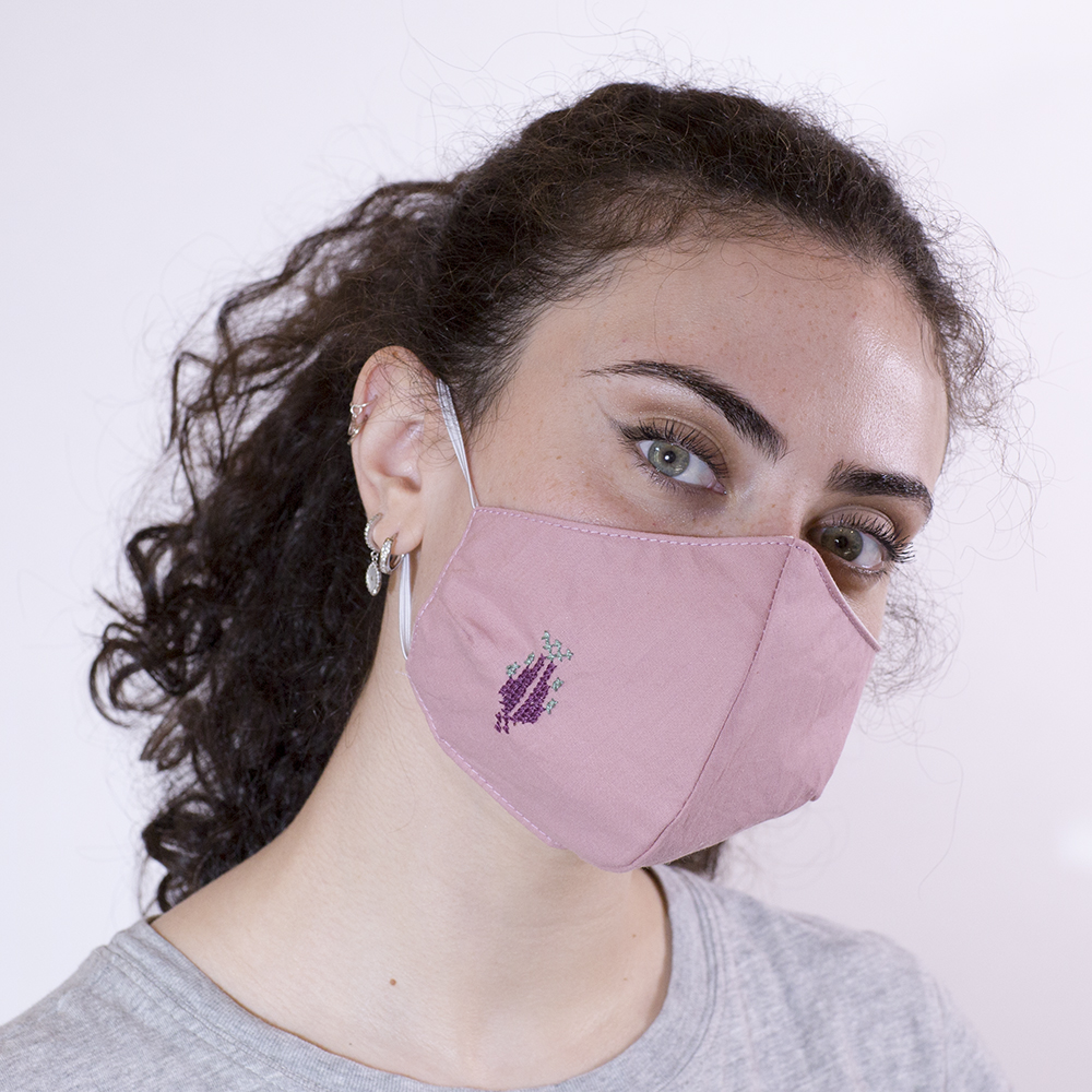 Embroidered Face Mask