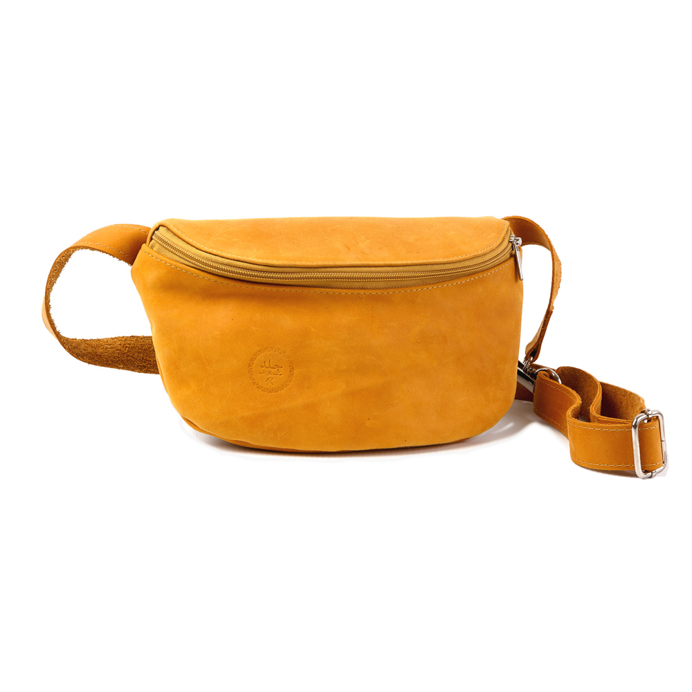 Skrive ud Anmelder fløjl Shop Leather Fanny Pack in Mustard | Handmade Leather Crossbody Fanny Packs