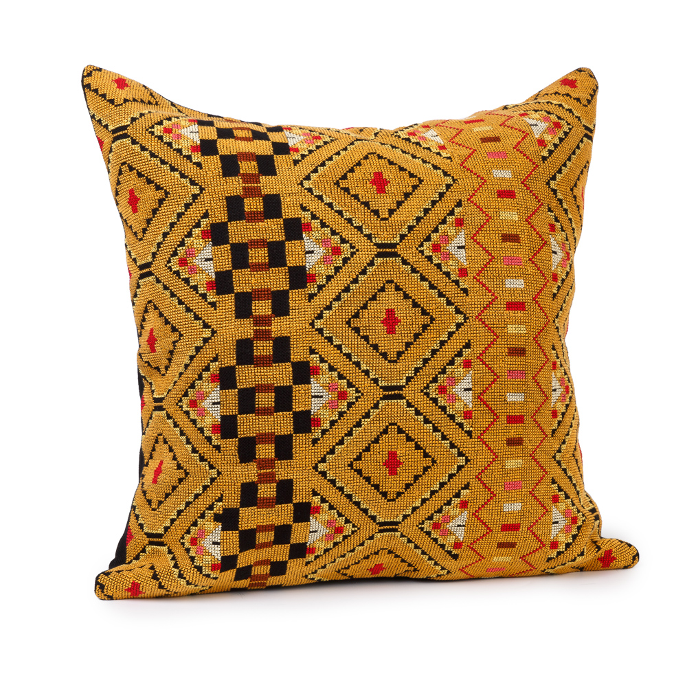 Embroidered Cushion Cover - Hebron (Square)