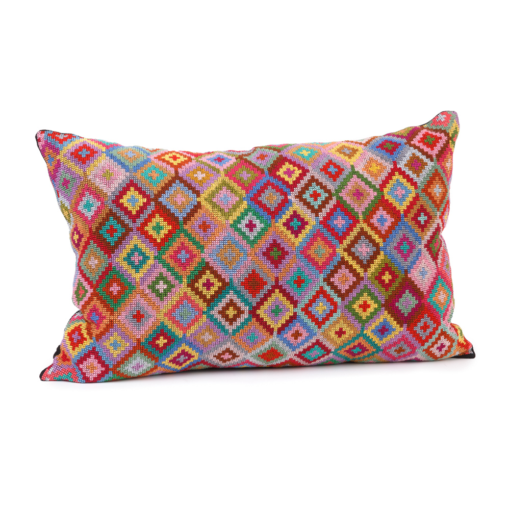 Embroidered Cushion Cover - Small Hejab Pattern (Rectangle)