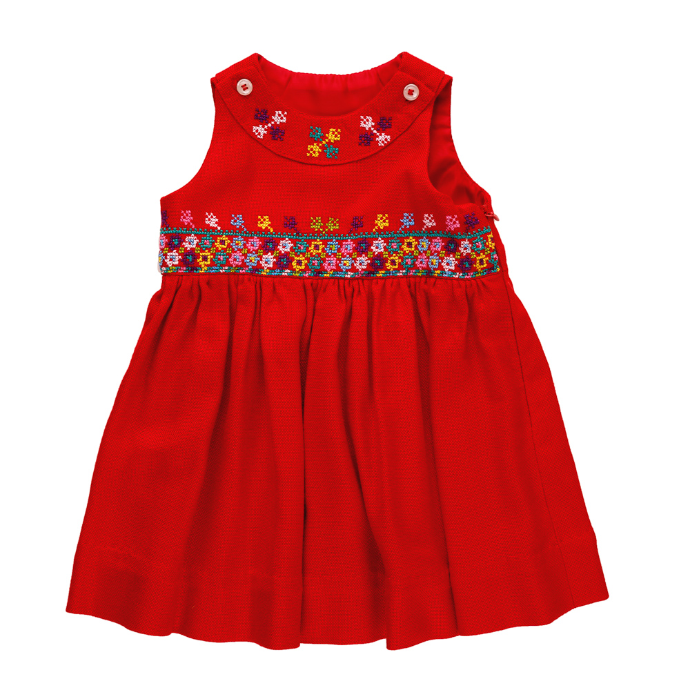 Cross-stitch Baby Dress