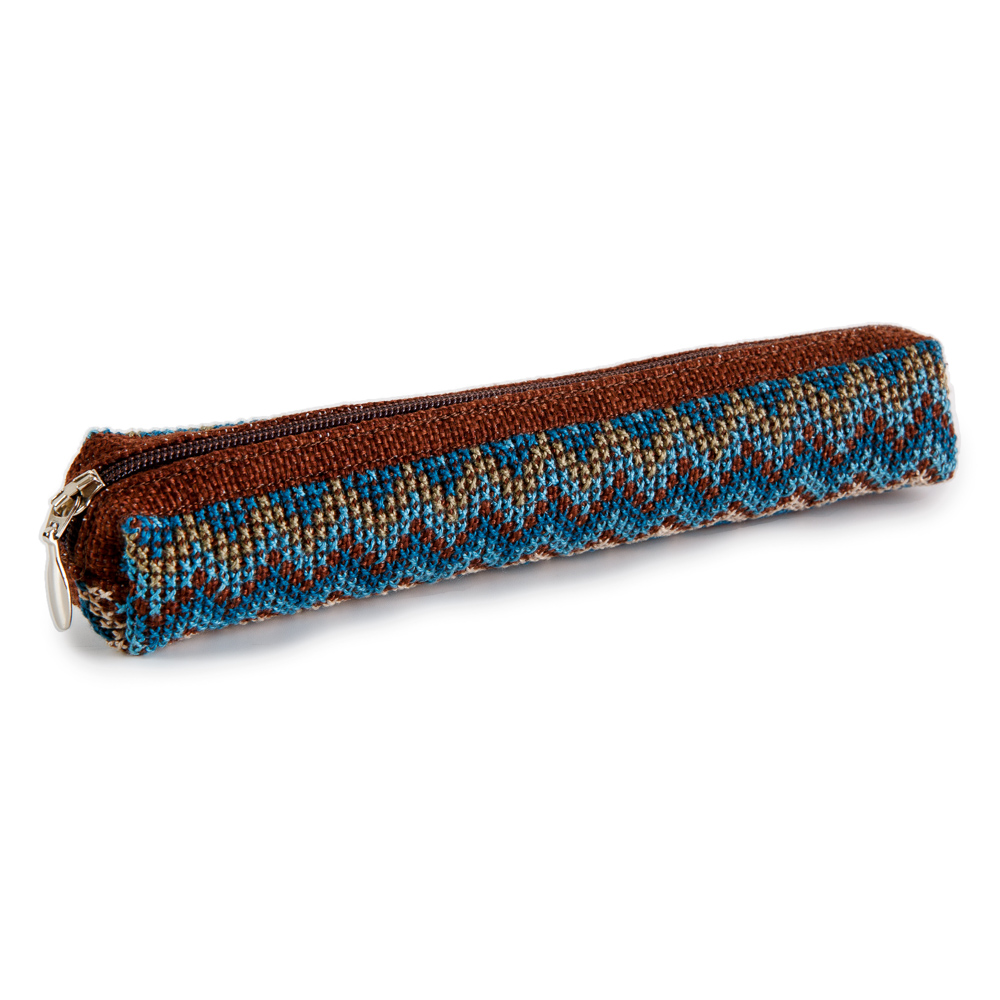 Embroidered Slim Pencil Case