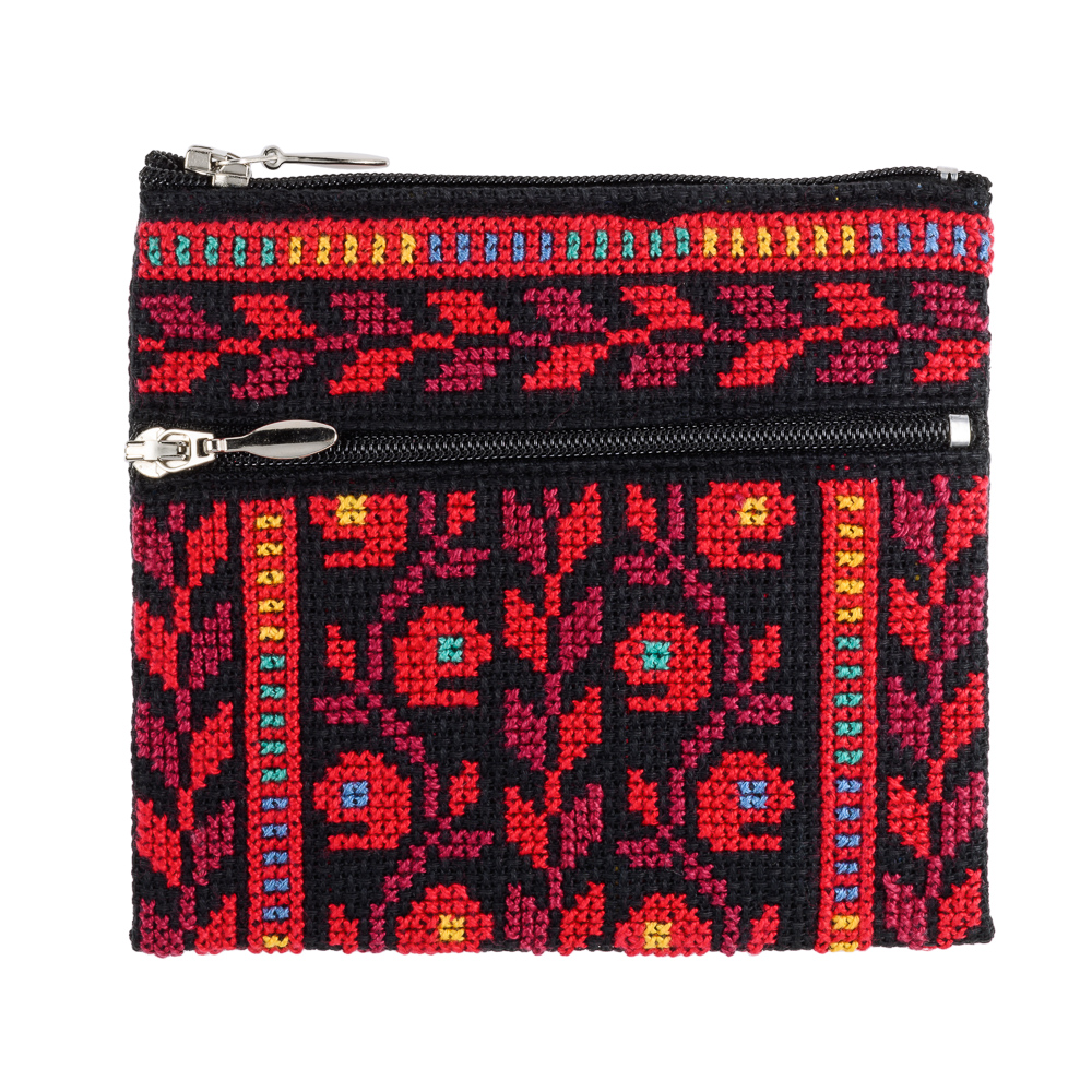 Idna Double-zipped Coin Purse