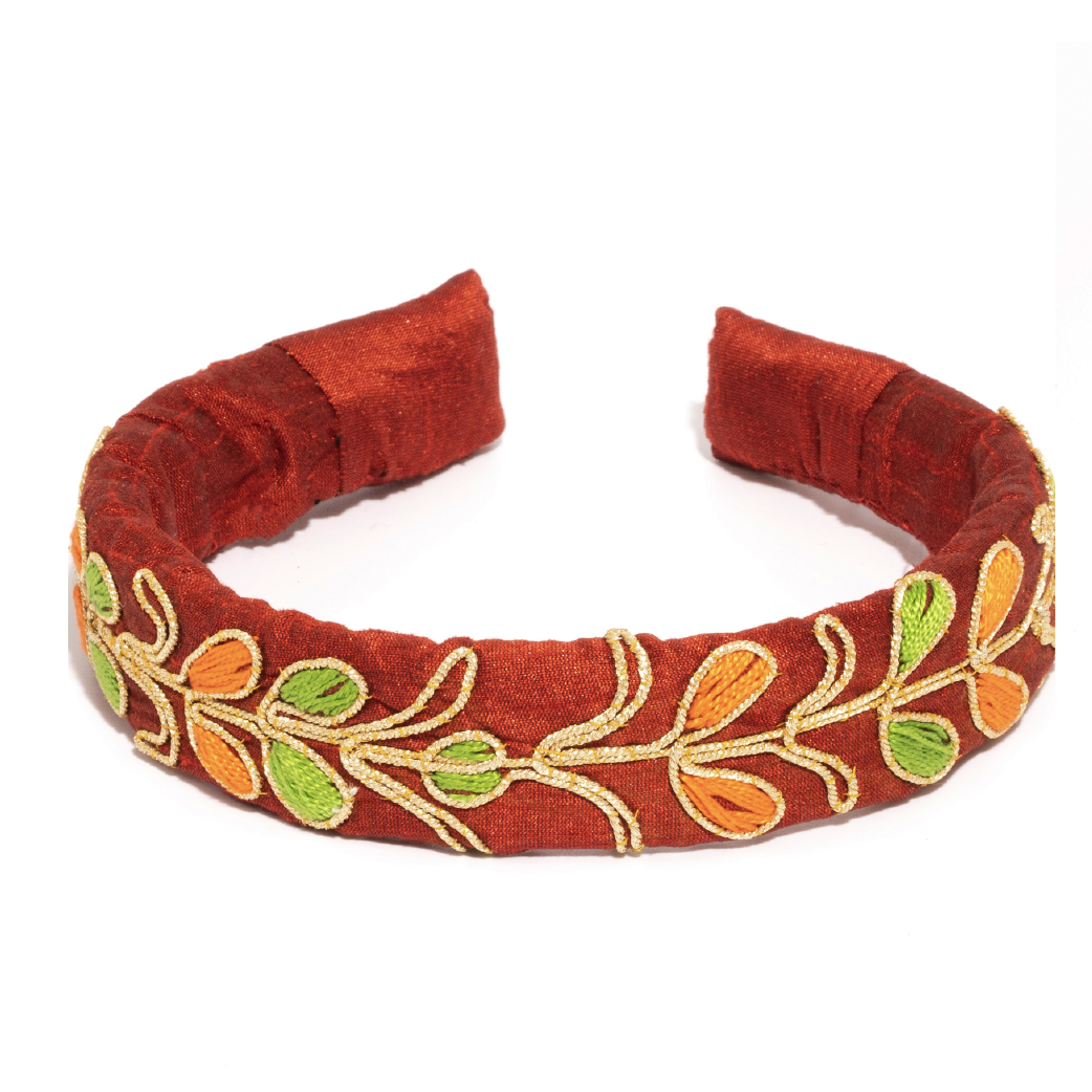 Headband with Tahriri Embroidery