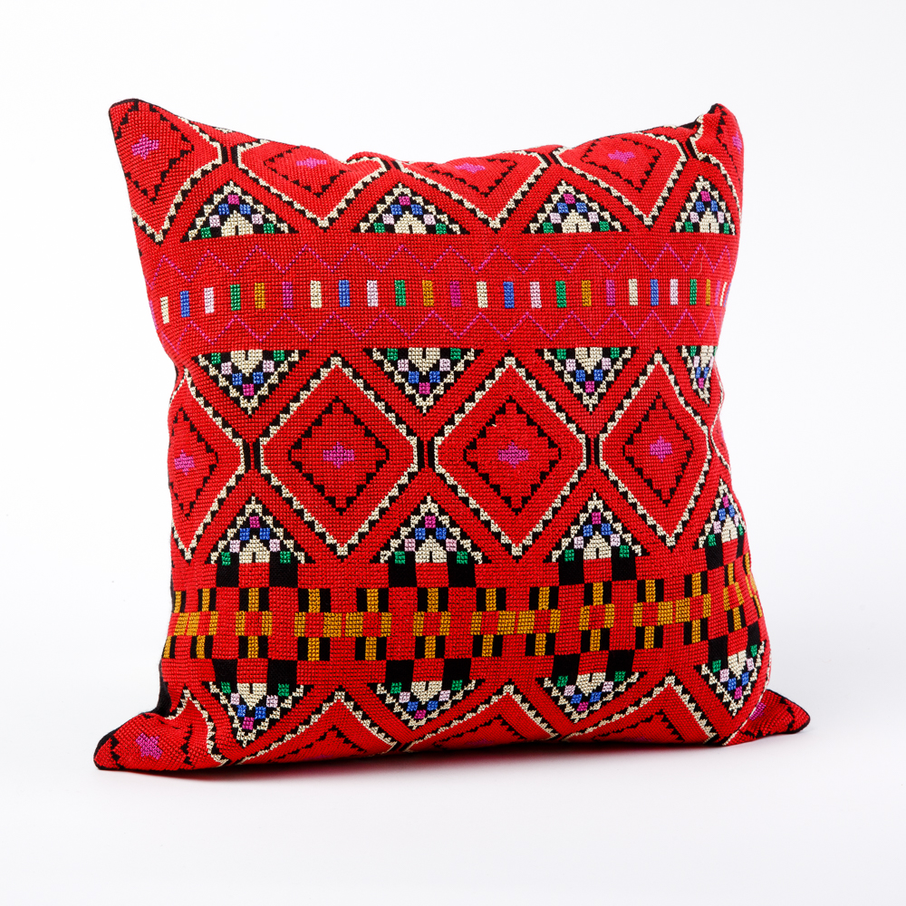 Embroidered Cushion Cover - Hebron (Square)