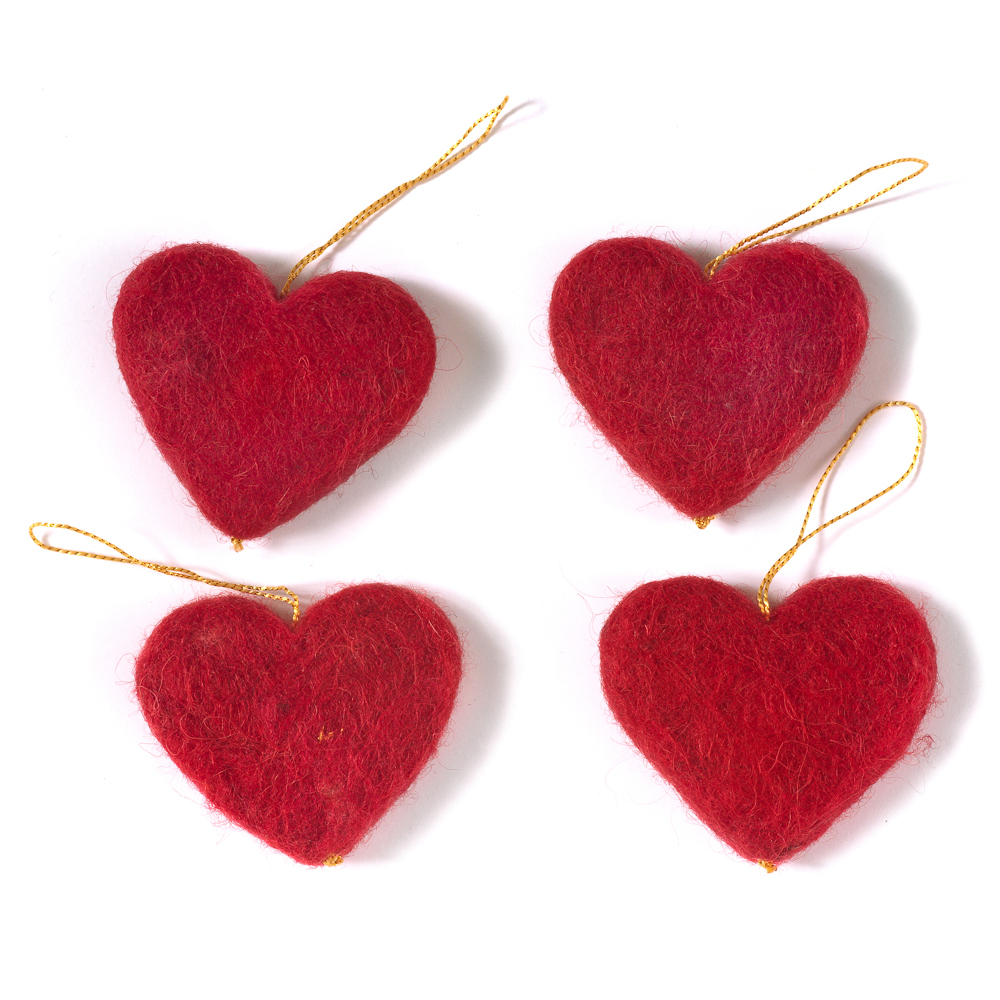 Felt Hearts