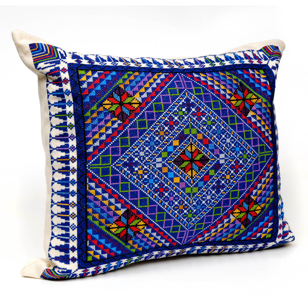 Embroidered Cushion Cover - Mosaic